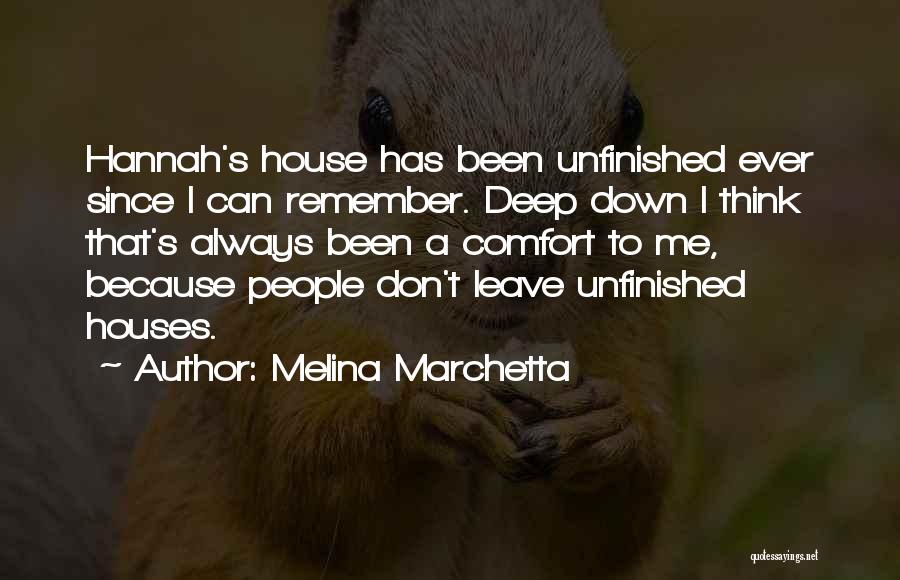 Deep Down Quotes By Melina Marchetta