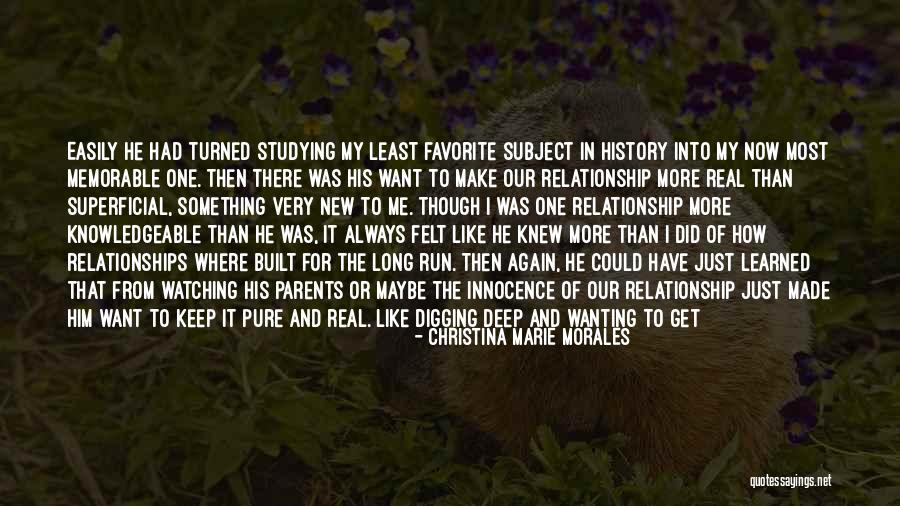Deep Felt Love Quotes By Christina Marie Morales Deep Felt Love Quotes By Christina Marie Morales