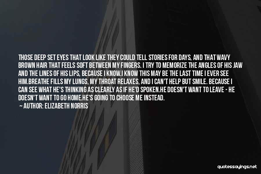 Deep Fiction Quotes By Elizabeth Norris
