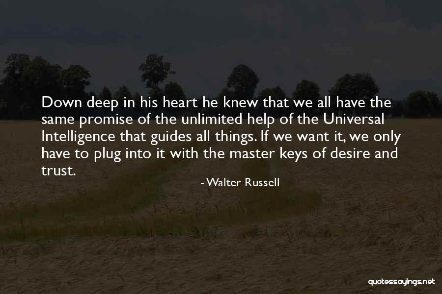 Deep Heart To Heart Quotes By Walter Russell Deep Heart To Heart Quotes By Walter Russell