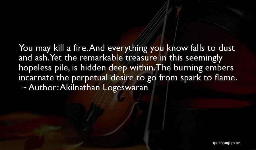 Deep Hidden Love Quotes By Akilnathan Logeswaran