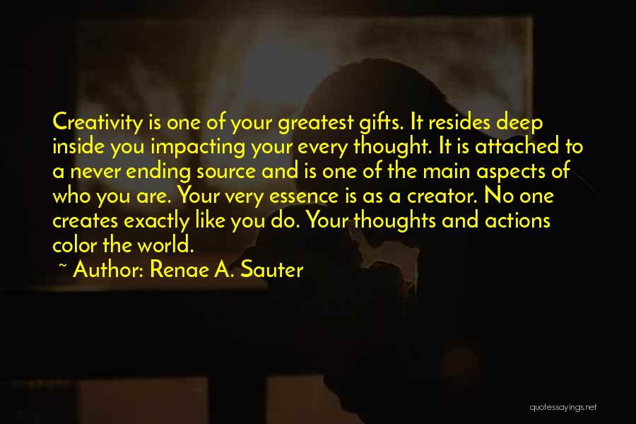 Deep Impacting Quotes By Renae A. Sauter
