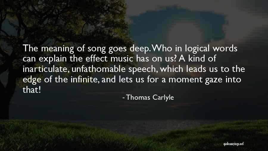 Deep In Meaning Quotes By Thomas Carlyle