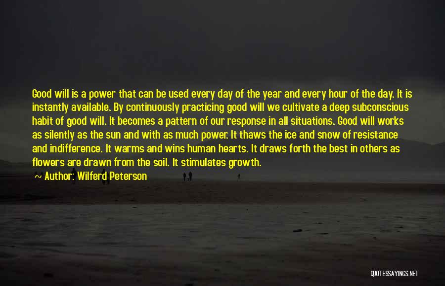 Deep In The Heart Quotes By Wilferd Peterson