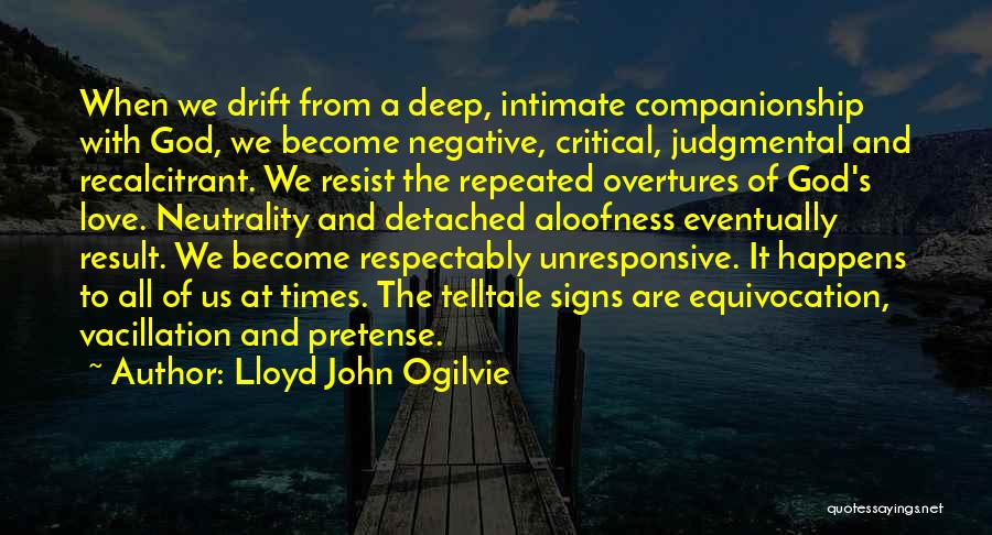 Deep Intimate Quotes By Lloyd John Ogilvie