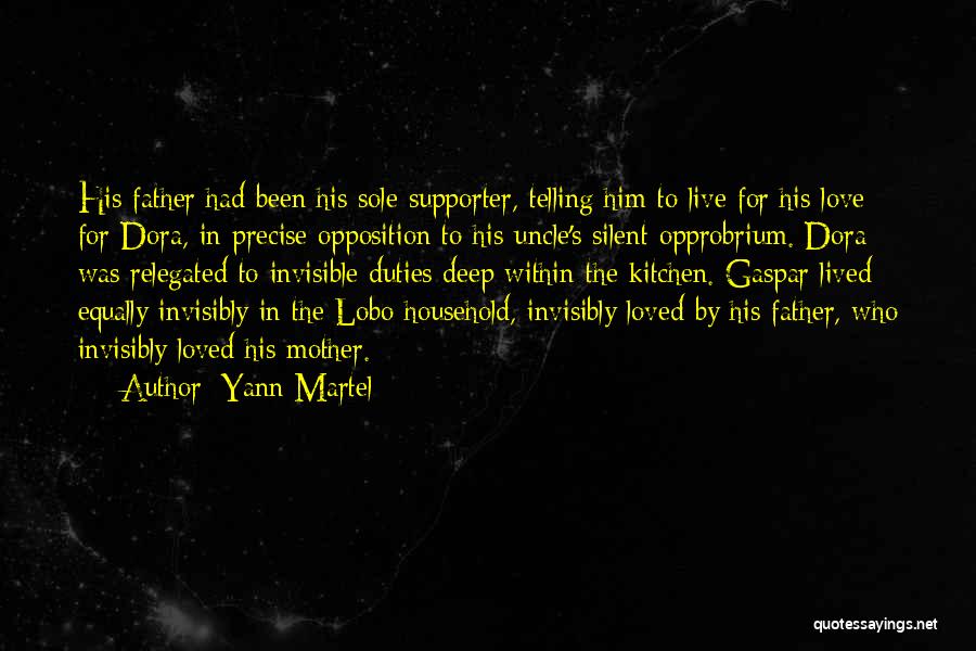 Deep Love For Him Quotes By Yann Martel