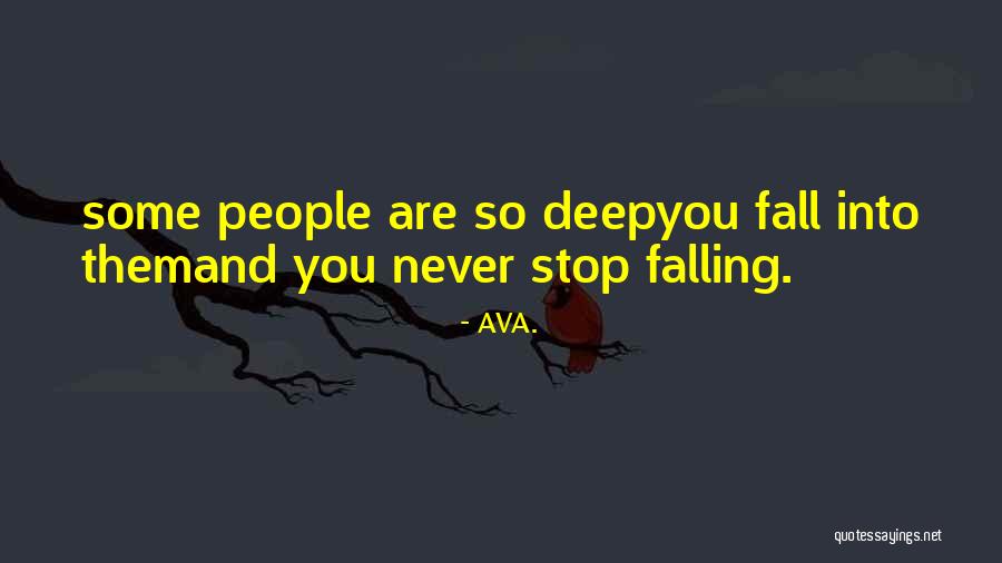 Deep Love Poems Quotes By AVA.