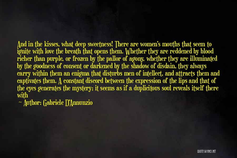 Deep Love Quotes By Gabriele D'Annunzio