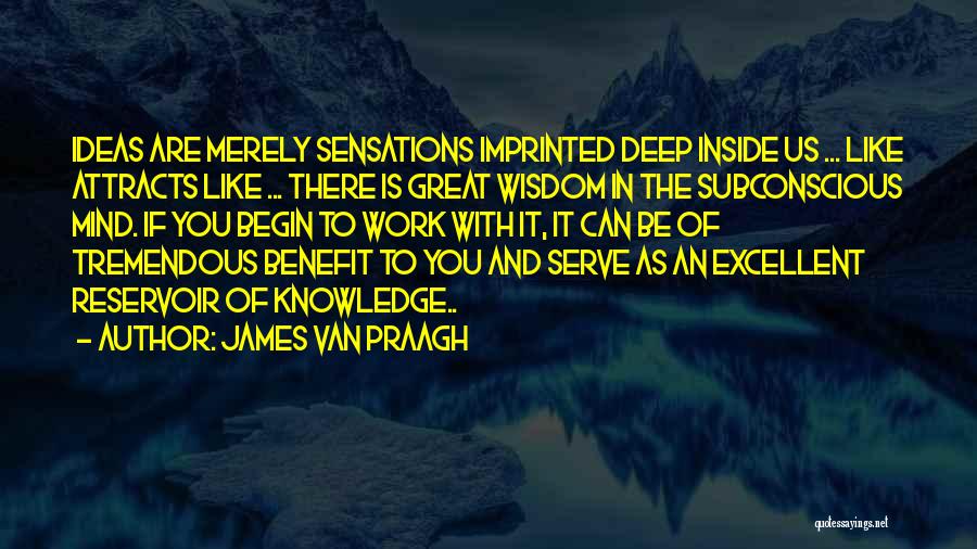 Deep Mind Quotes By James Van Praagh