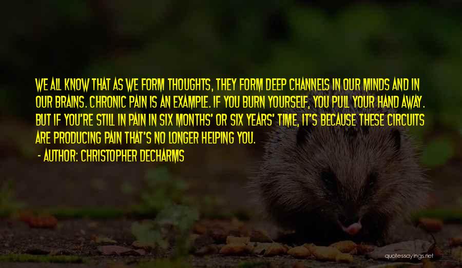 Deep Pain Quotes By Christopher DeCharms