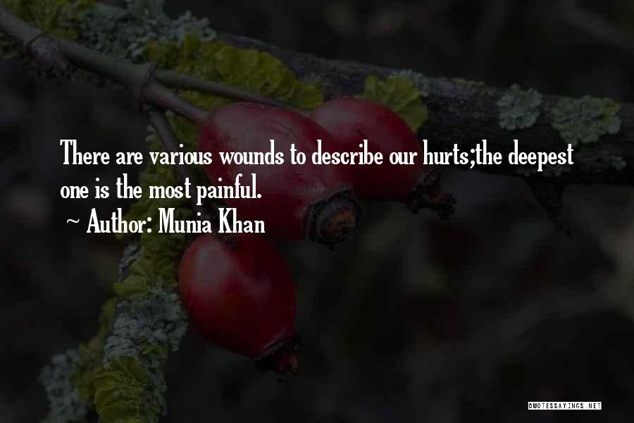 Deep Pain Quotes By Munia Khan
