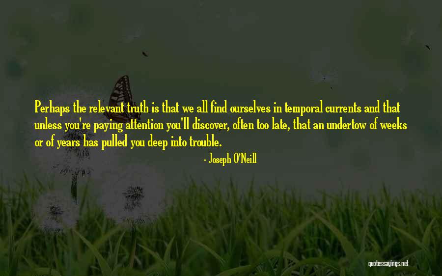 Deep Relevant Quotes By Joseph O'Neill