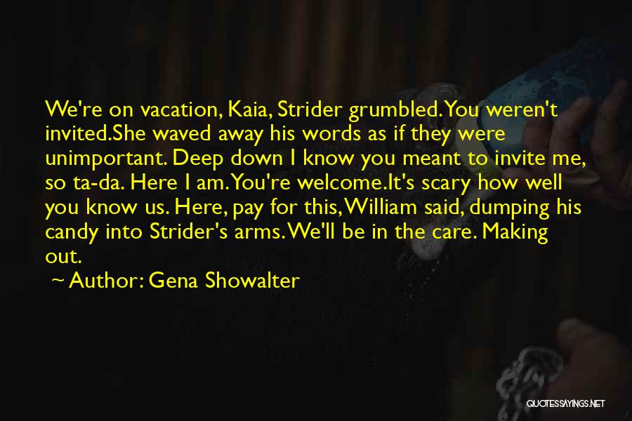 Deep Scary Quotes By Gena Showalter