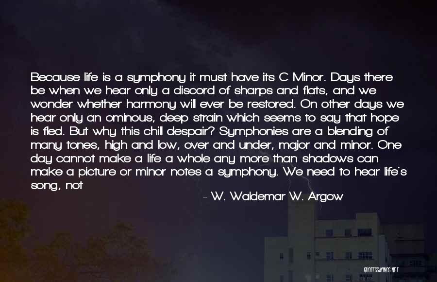 Deep Sorrow Quotes By W. Waldemar W. Argow Deep Sorrow Quotes By W. Waldemar W. Argow