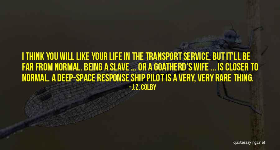 Deep Space Quotes By J.Z. Colby