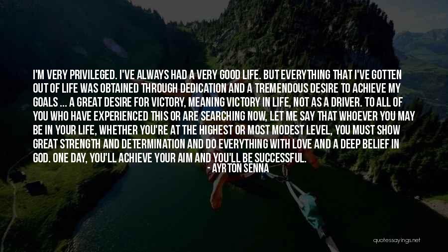 Deep Strength Quotes By Ayrton Senna Deep Strength Quotes By Ayrton Senna