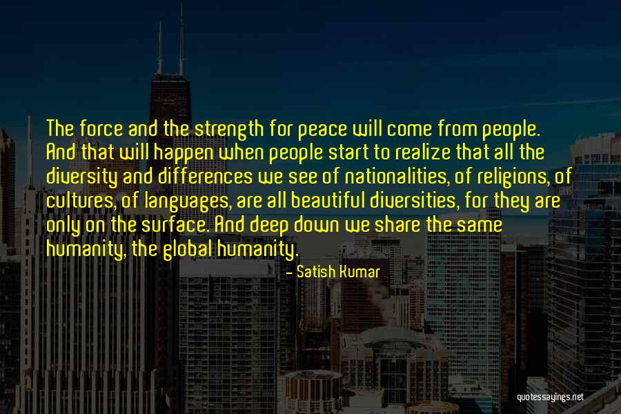Deep Strength Quotes By Satish Kumar Deep Strength Quotes By Satish Kumar