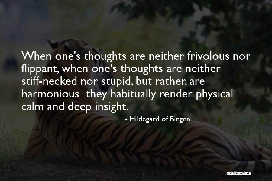 Deep Stupid Quotes By Hildegard Of Bingen Deep Stupid Quotes By Hildegard Of Bingen