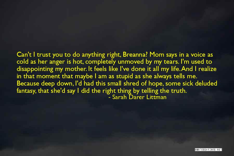 Deep Truth Quotes By Sarah Darer Littman