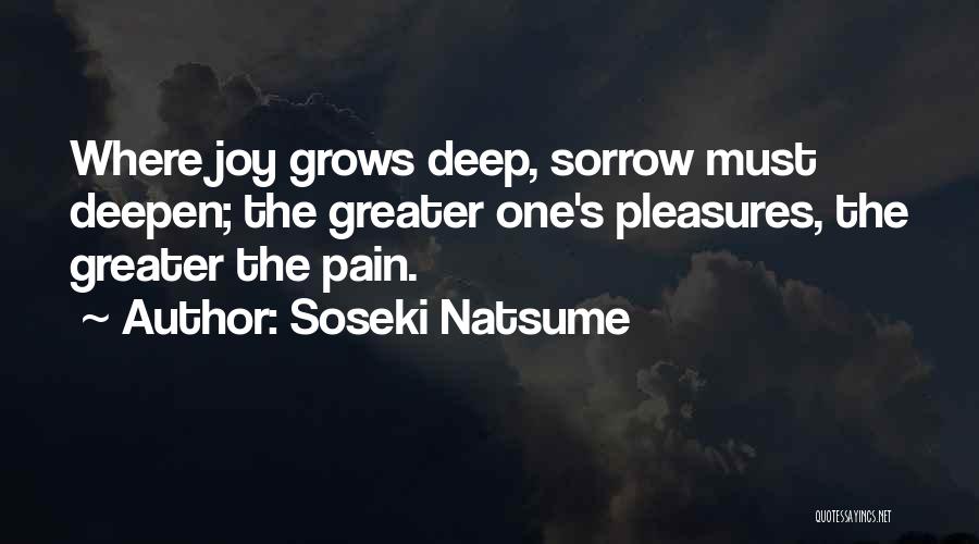 Deep Truth Quotes By Soseki Natsume