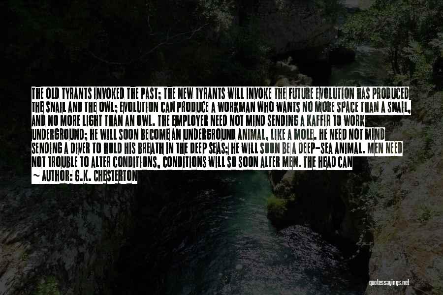 Deep Underground Quotes By G.K. Chesterton