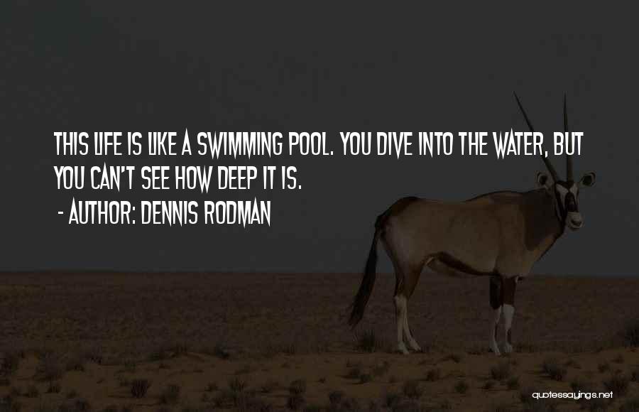 Deep Water Quotes By Dennis Rodman