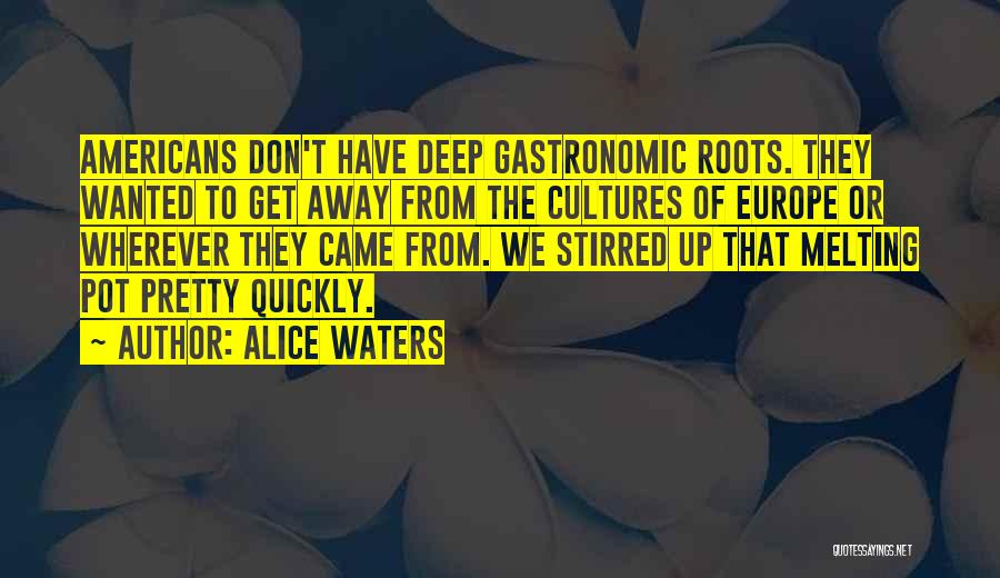 Deep Waters Quotes By Alice Waters