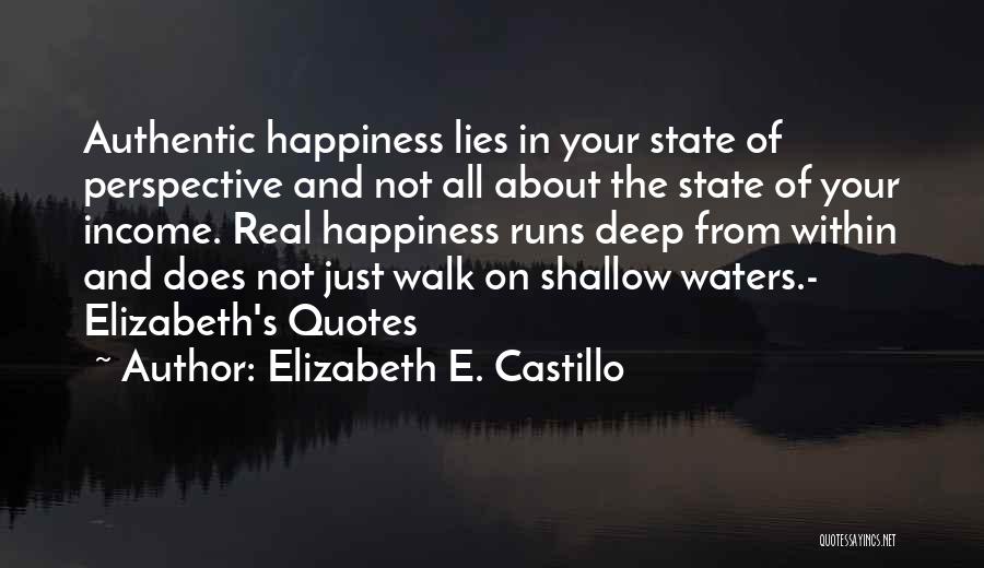 Deep Waters Quotes By Elizabeth E. Castillo