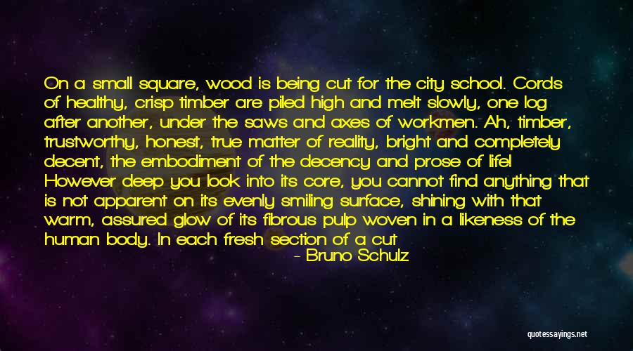 Deep Wood Quotes By Bruno Schulz