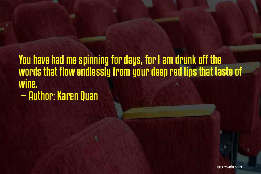 Deep Words Of Love Quotes By Karen Quan
