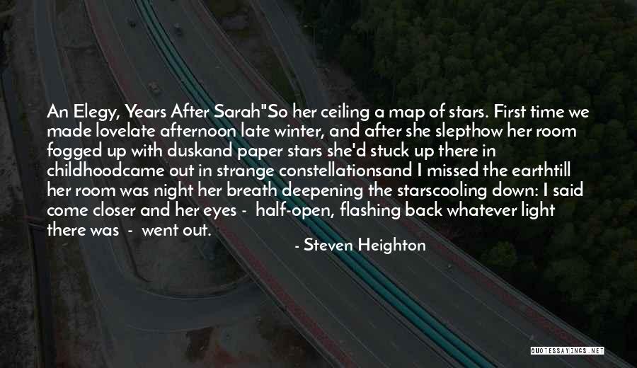 Deepening Love Quotes By Steven Heighton