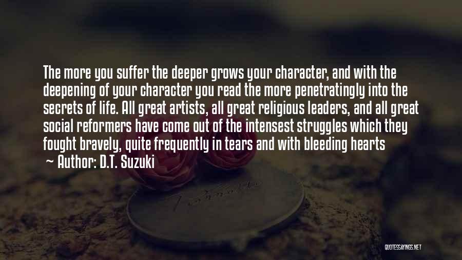 Deepening Quotes By D.T. Suzuki