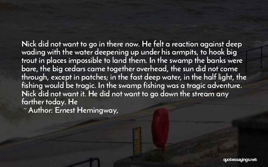 Deepening Quotes By Ernest Hemingway,