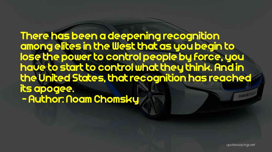 Deepening Quotes By Noam Chomsky