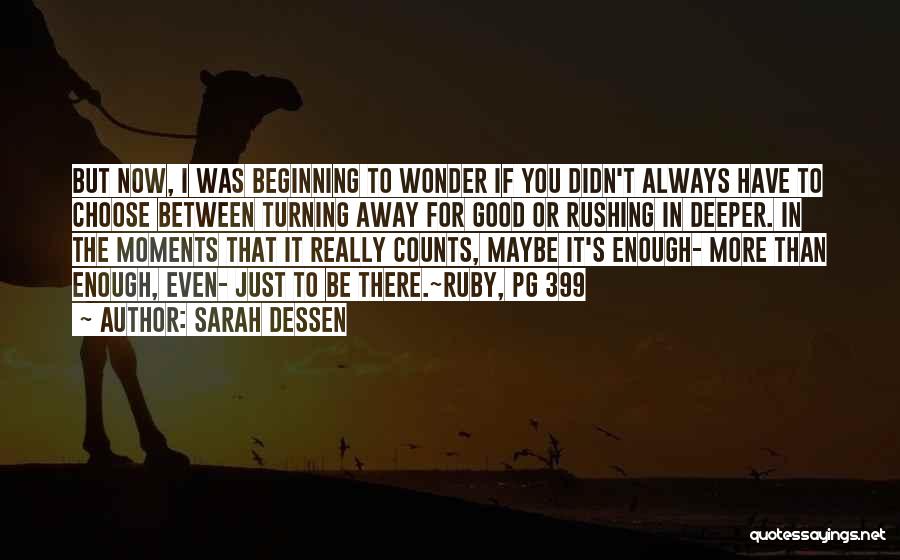 Deeper Than Quotes By Sarah Dessen