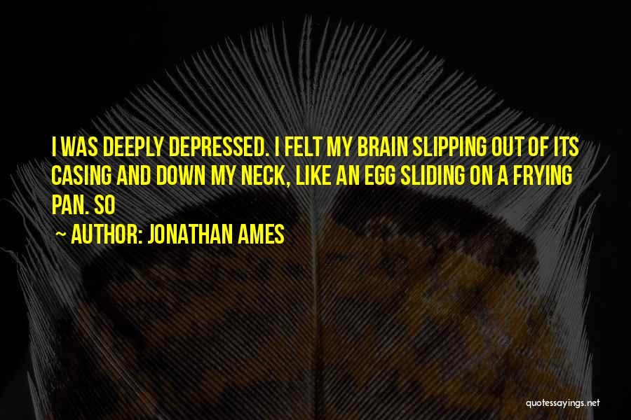 Deeply Depressed Quotes By Jonathan Ames