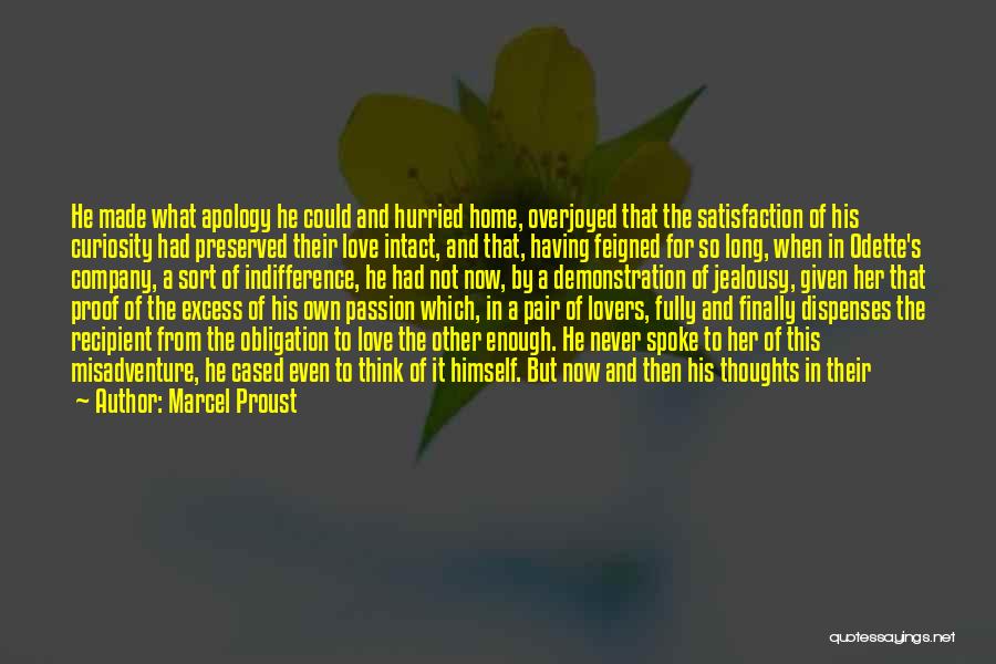 Deeply In Love With Her Quotes By Marcel Proust