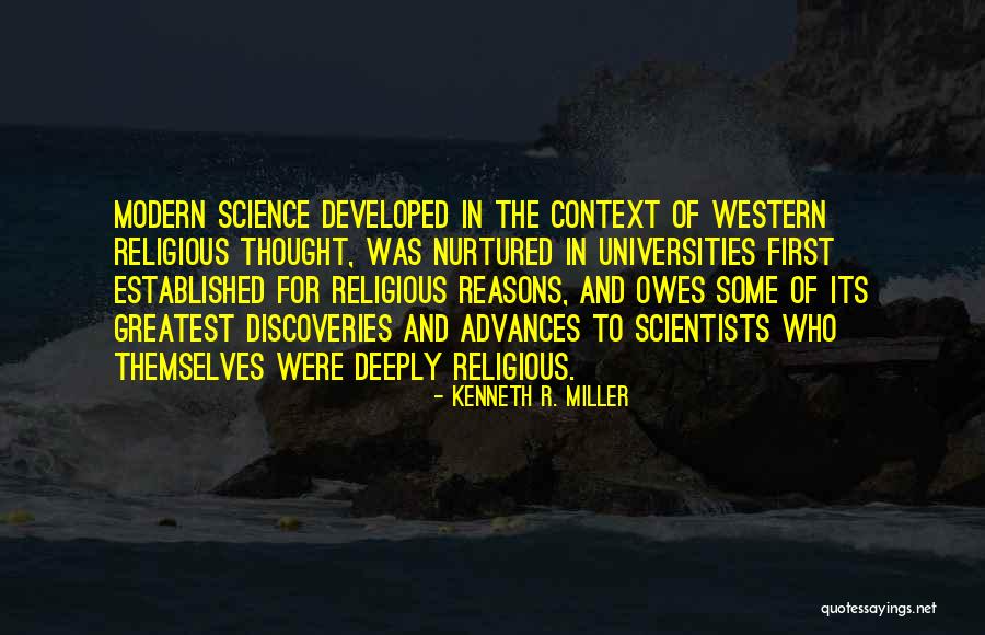 Deeply Religious Quotes By Kenneth R. Miller Deeply Religious Quotes By Kenneth R. Miller
