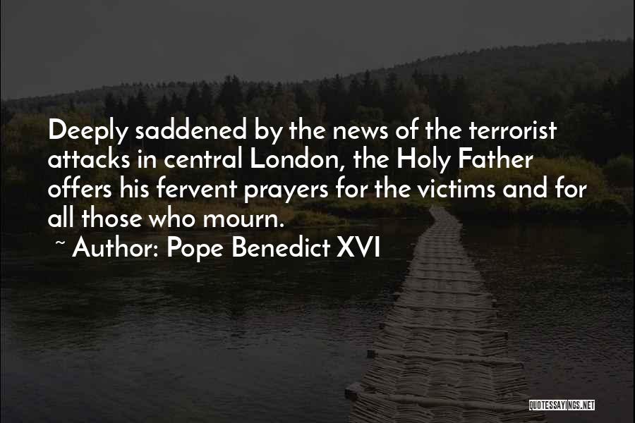 Deeply Saddened Quotes By Pope Benedict XVI