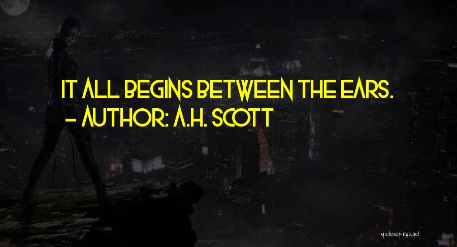 Deer Hunting Widows Quotes By A.H. Scott