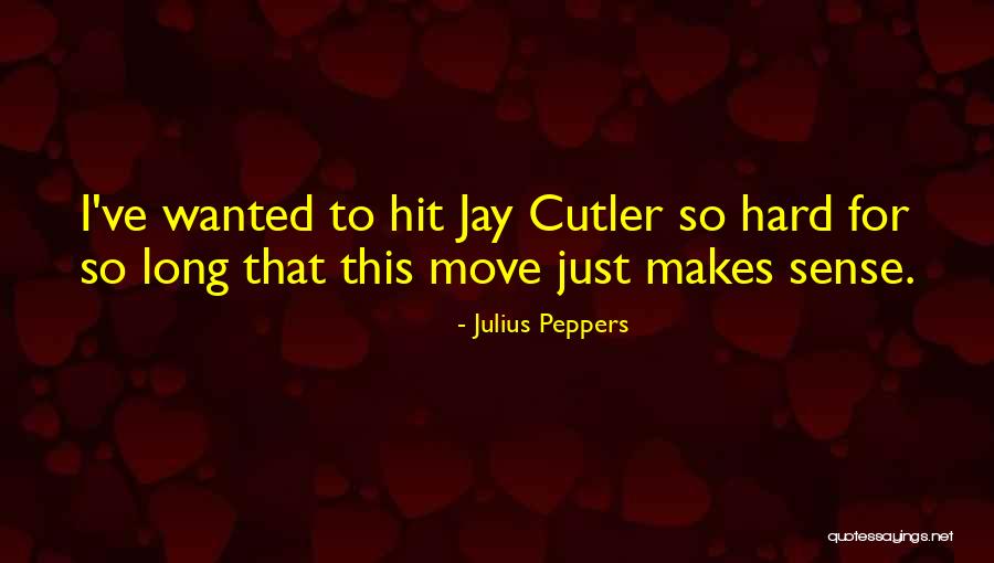 Deer Nose Reference Quotes By Julius Peppers