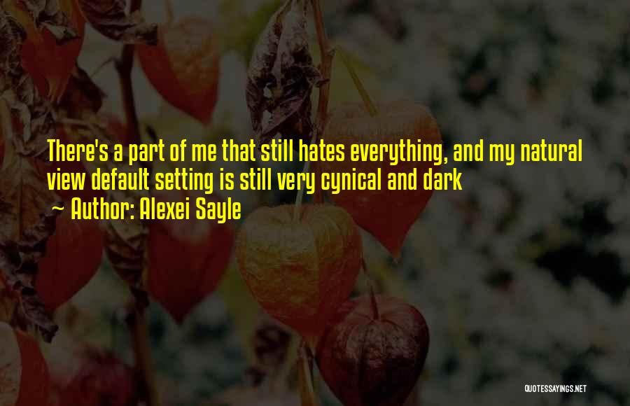 Default Setting Quotes By Alexei Sayle