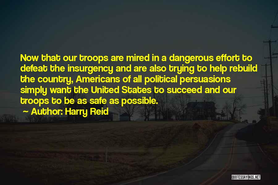 Defeat Quotes By Harry Reid