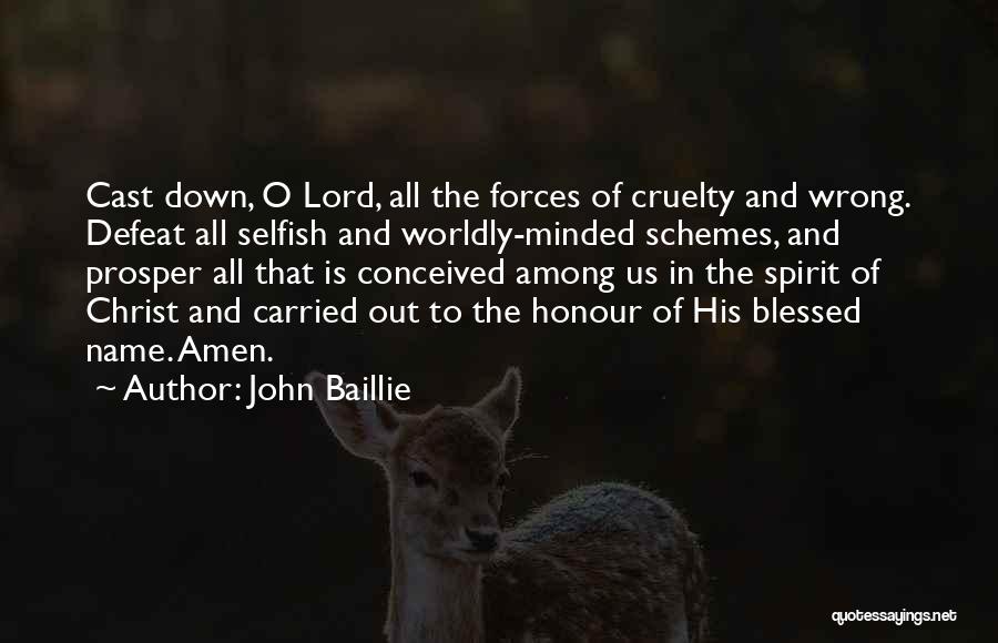 Defeat Quotes By John Baillie