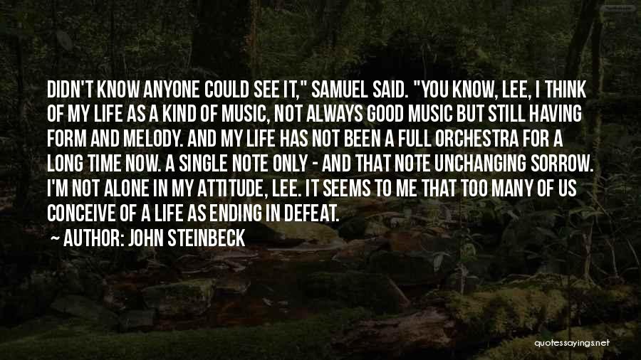 Defeat Quotes By John Steinbeck