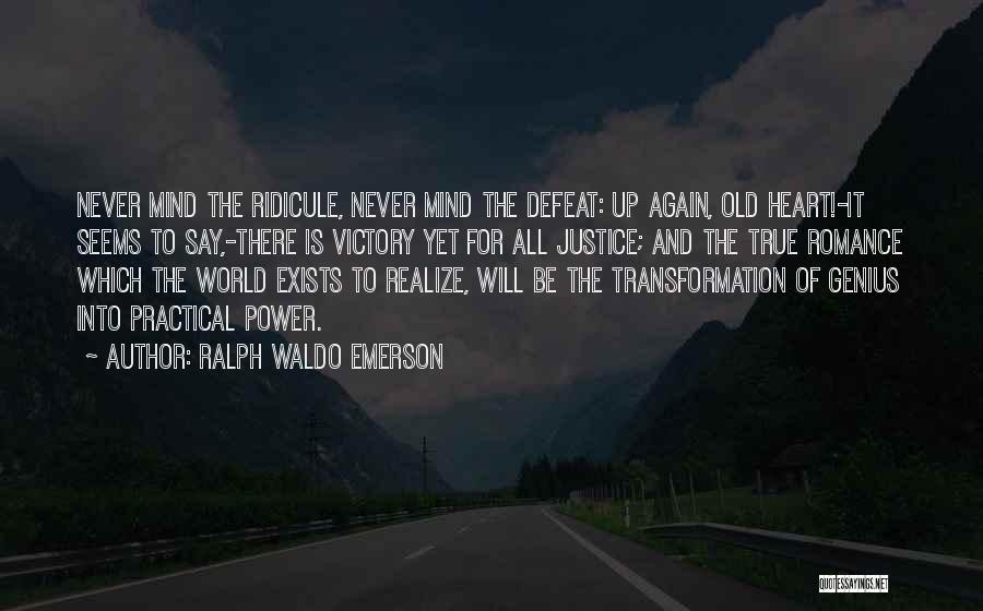Defeat Quotes By Ralph Waldo Emerson