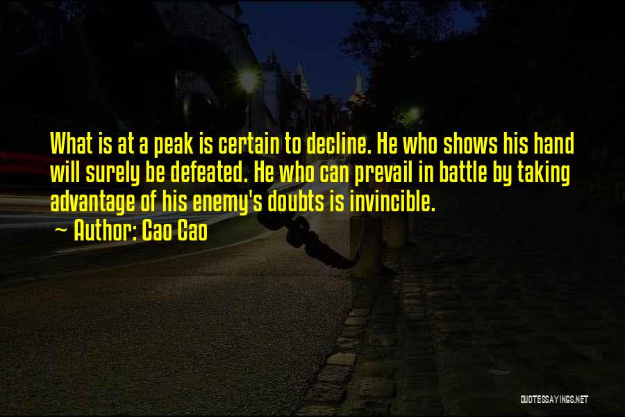Defeated Enemy Quotes By Cao Cao