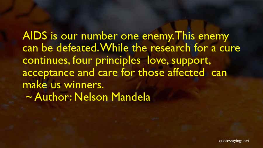 Defeated Enemy Quotes By Nelson Mandela