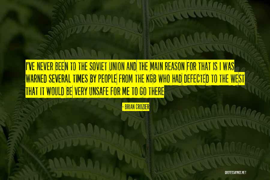 Defected Quotes By Brian Crozier Defected Quotes By Brian Crozier