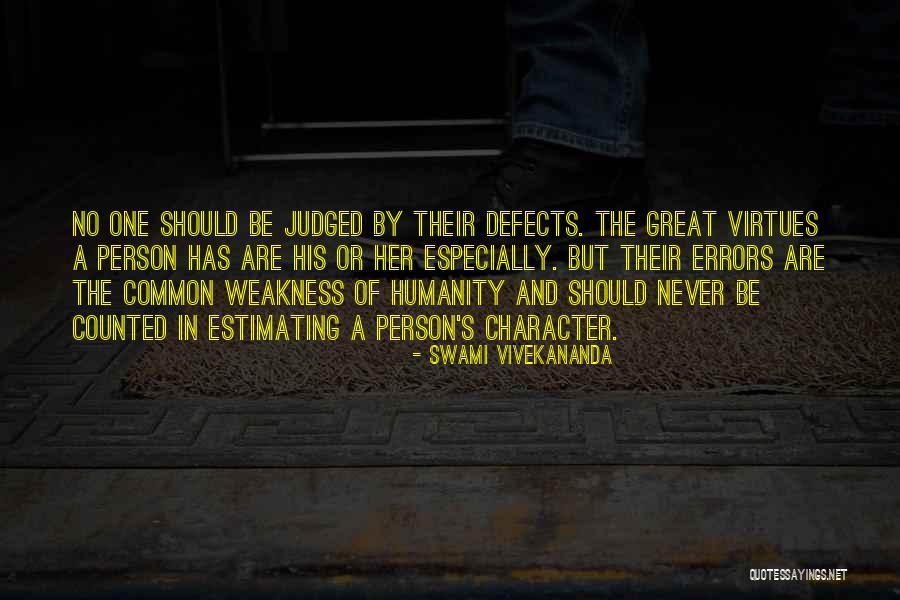 Defects Of Character Quotes By Swami Vivekananda